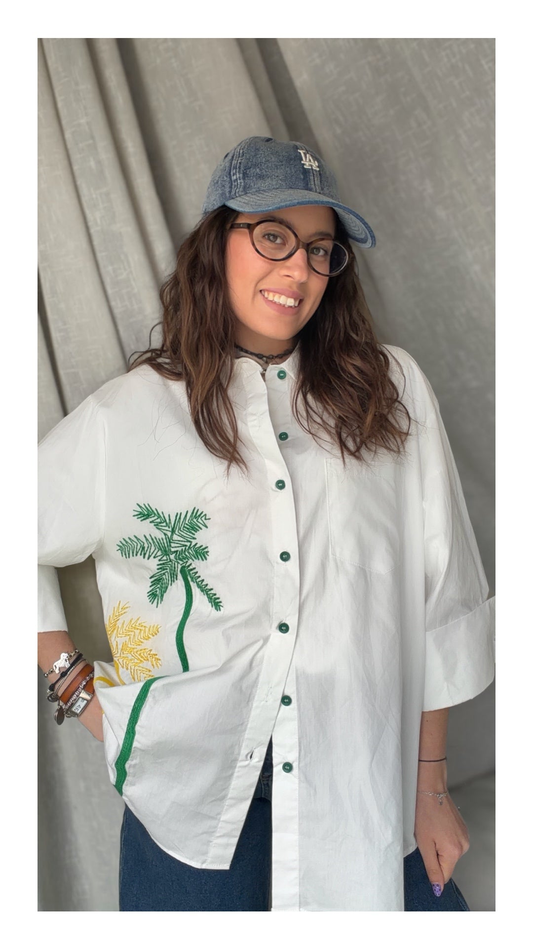 Camicia Oversize Cotone Maiorca