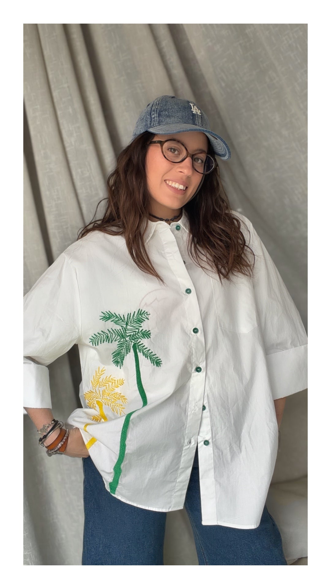 Camicia Oversize Cotone Maiorca