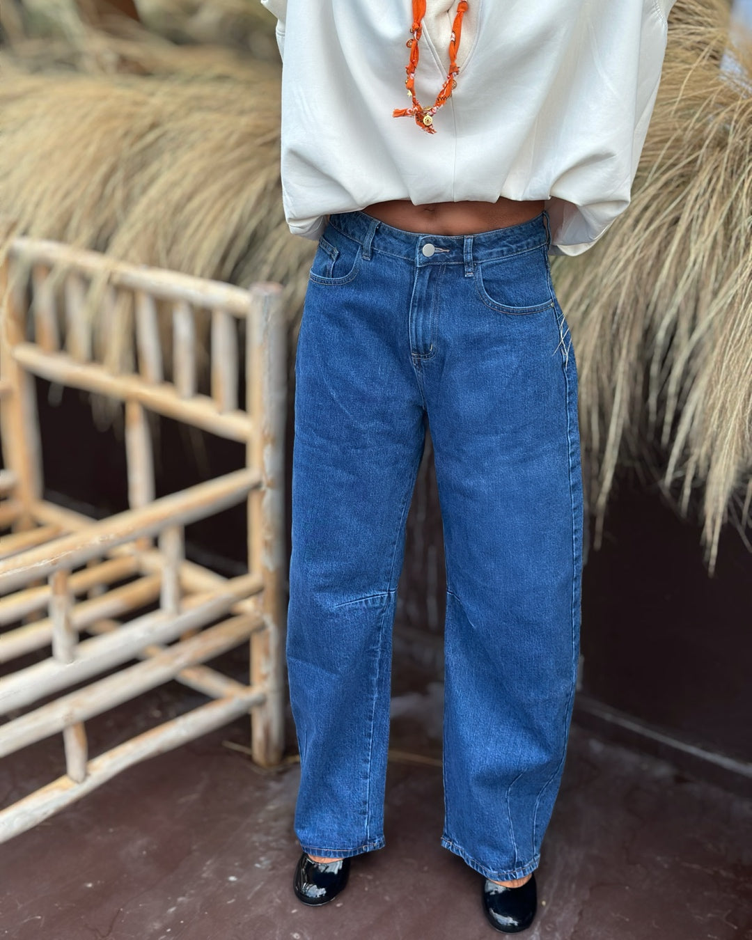 Denim Balloon in Blue Jeans