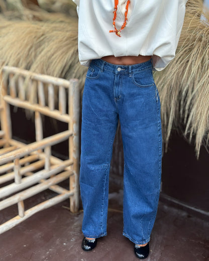 Jeans Banana in Denim