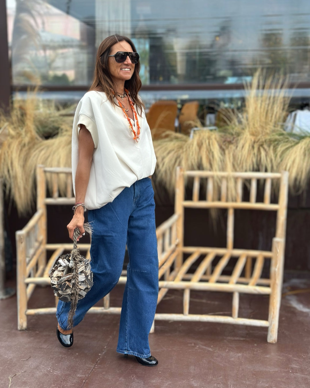 Jeans Banana in Denim