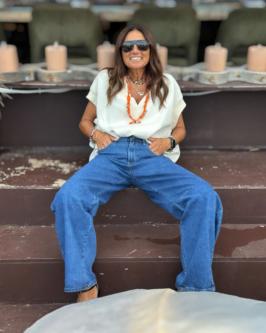 Jeans Banana in Denim
