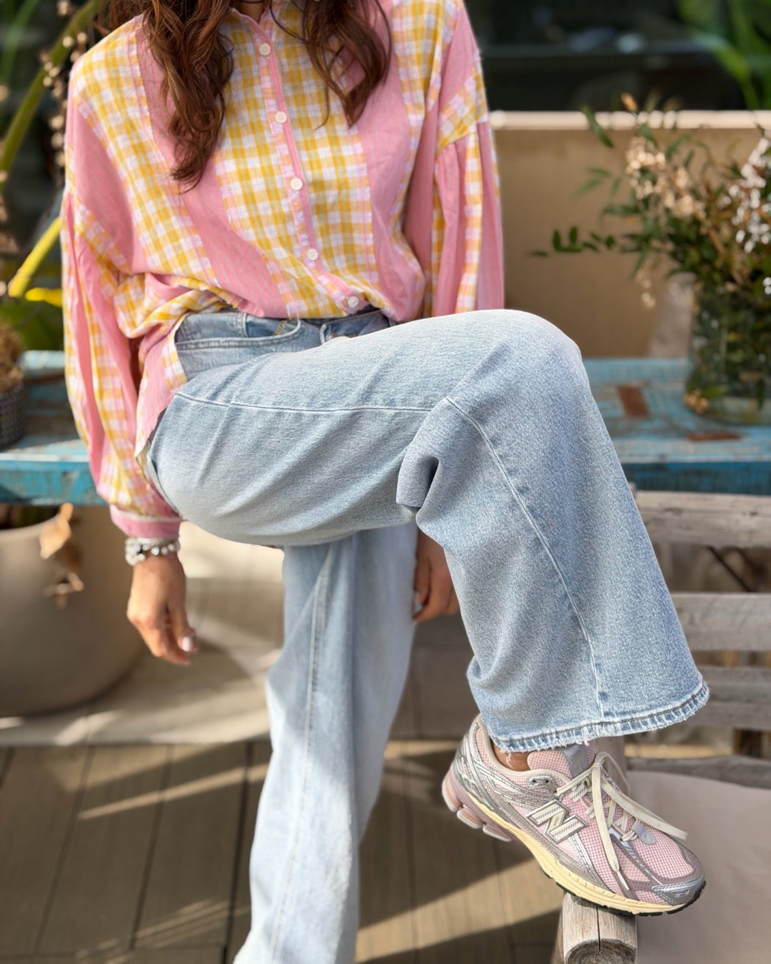 Denim Incrociato Lavaggio Chiaro