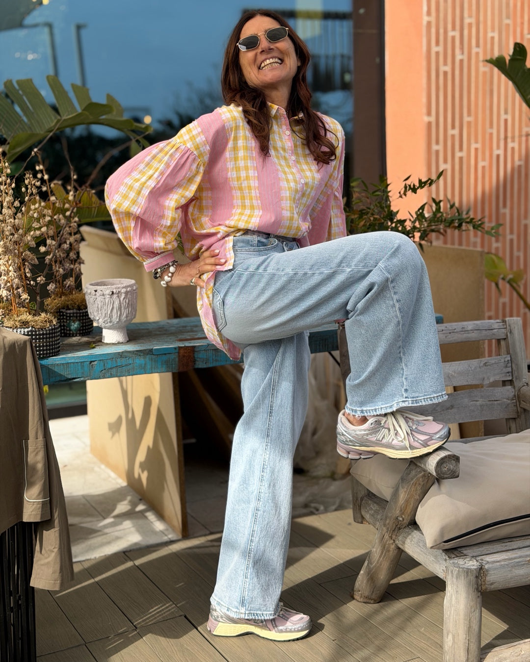 Denim Incrociato Lavaggio Chiaro