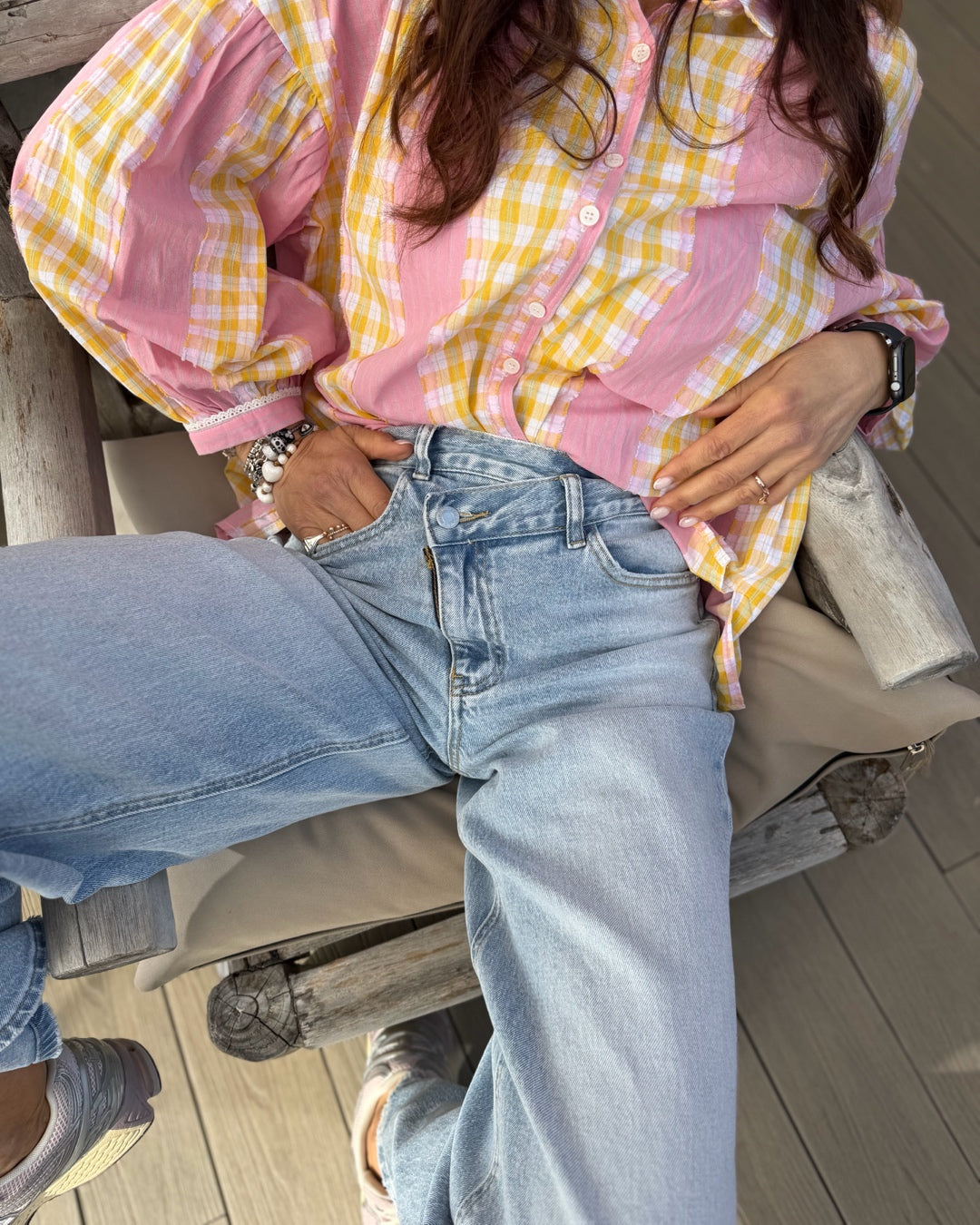 Denim Incrociato Lavaggio Chiaro