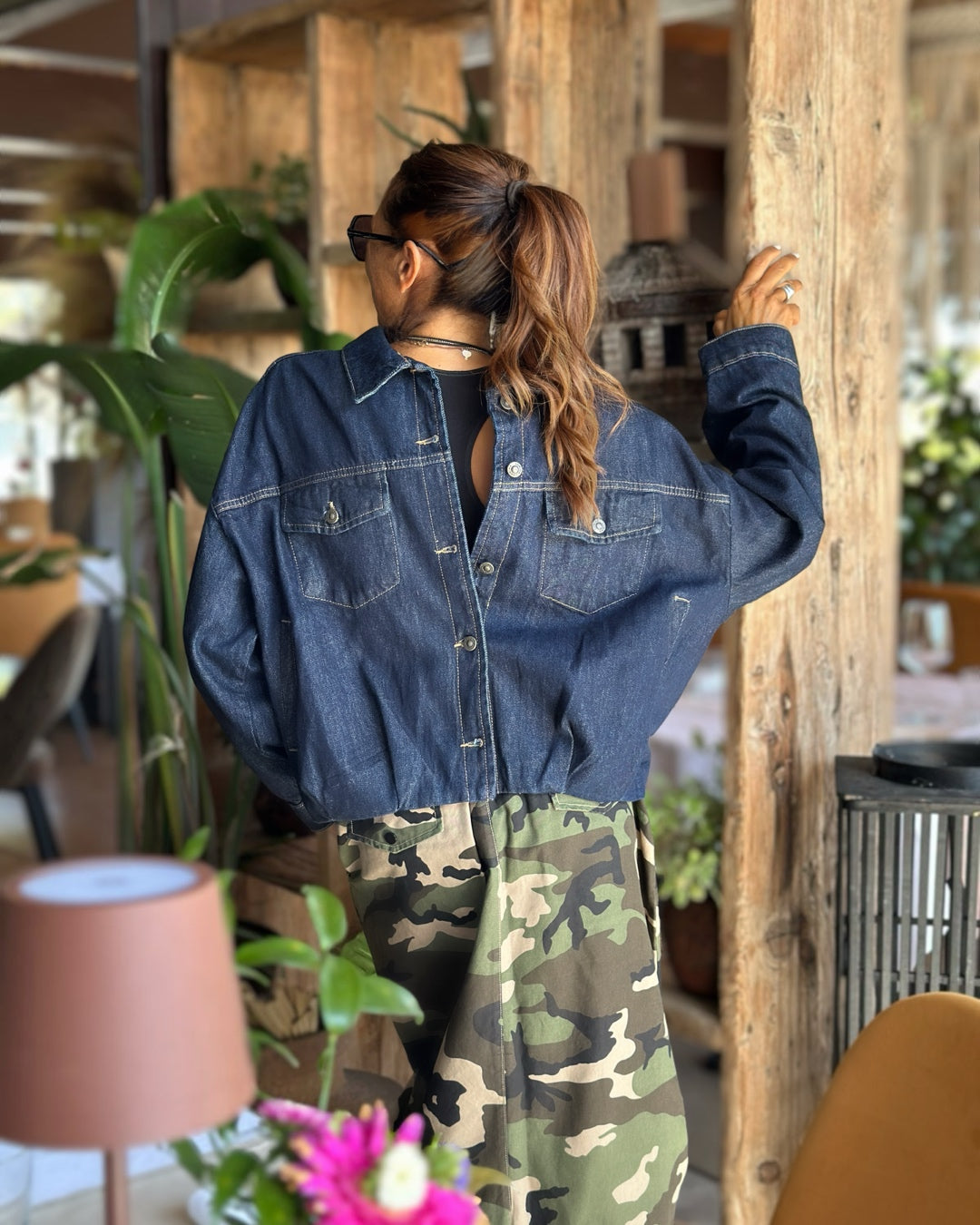 Bomber Jackets Over in Denim