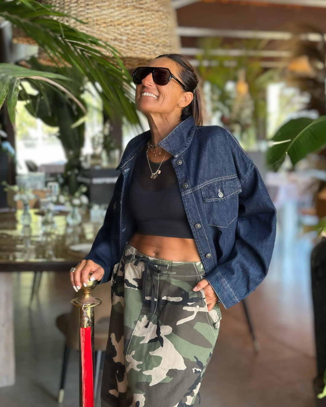 Bomber Jackets Over in Denim