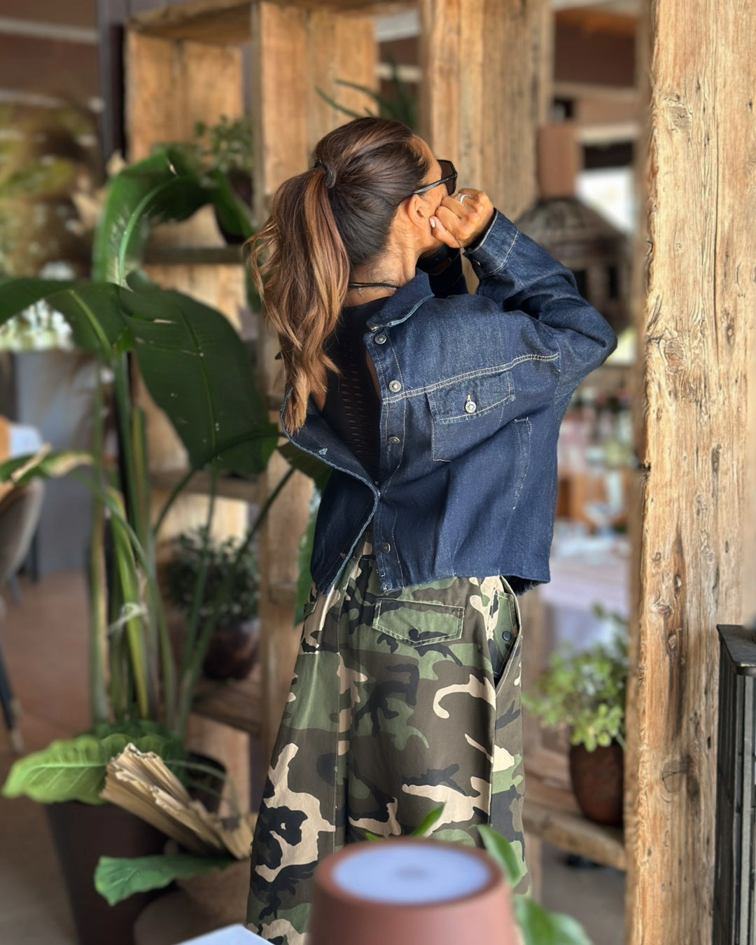 Bomber Jackets Over in Denim