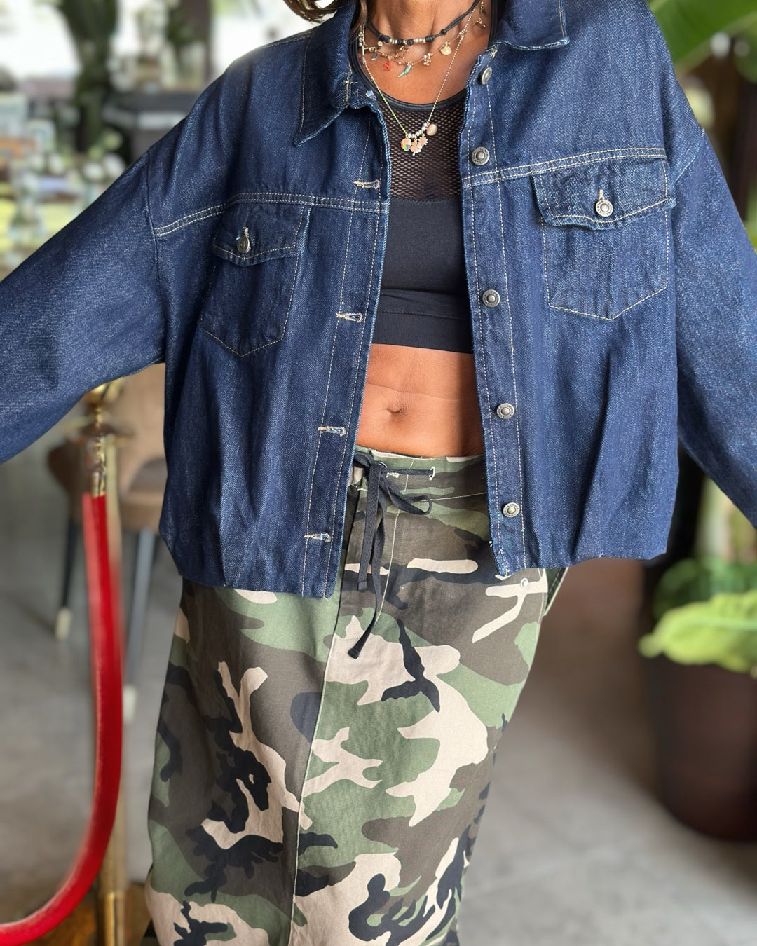 Bomber Jackets Over in Denim