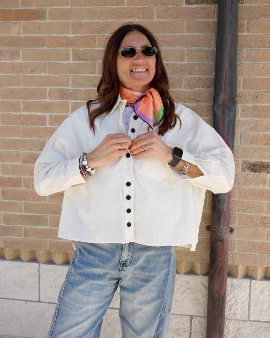 Camicia Burro con Bottoni Scatoletta