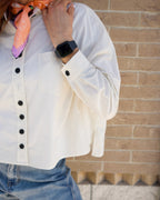 Camicia Burro con Bottoni Scatoletta