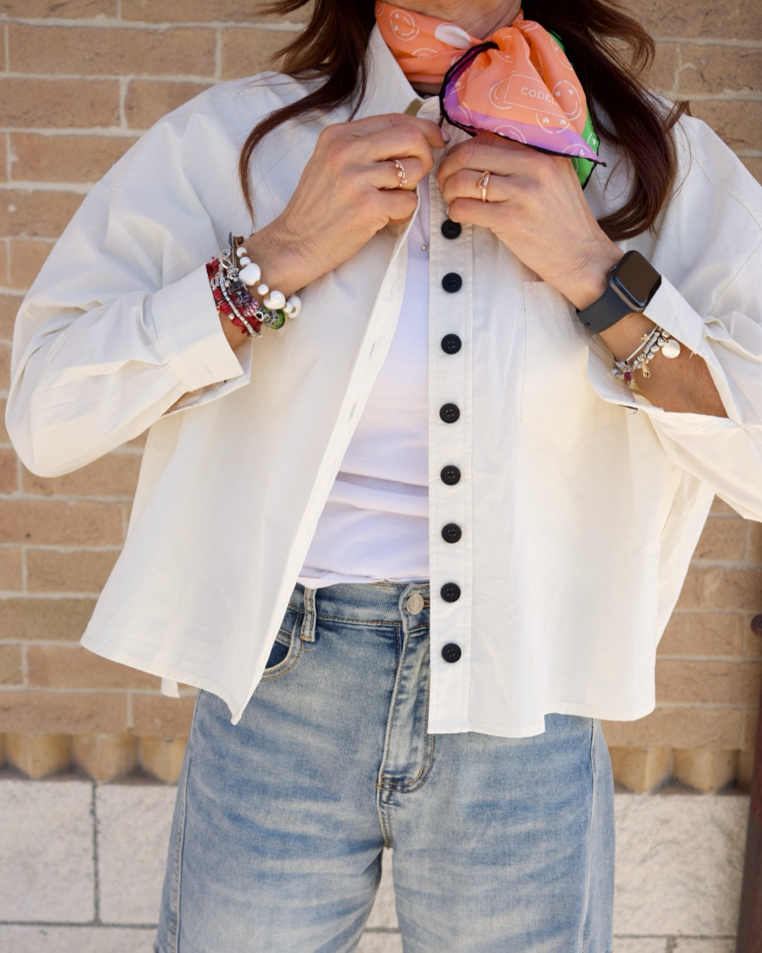 Camicia Burro con Bottoni Scatoletta