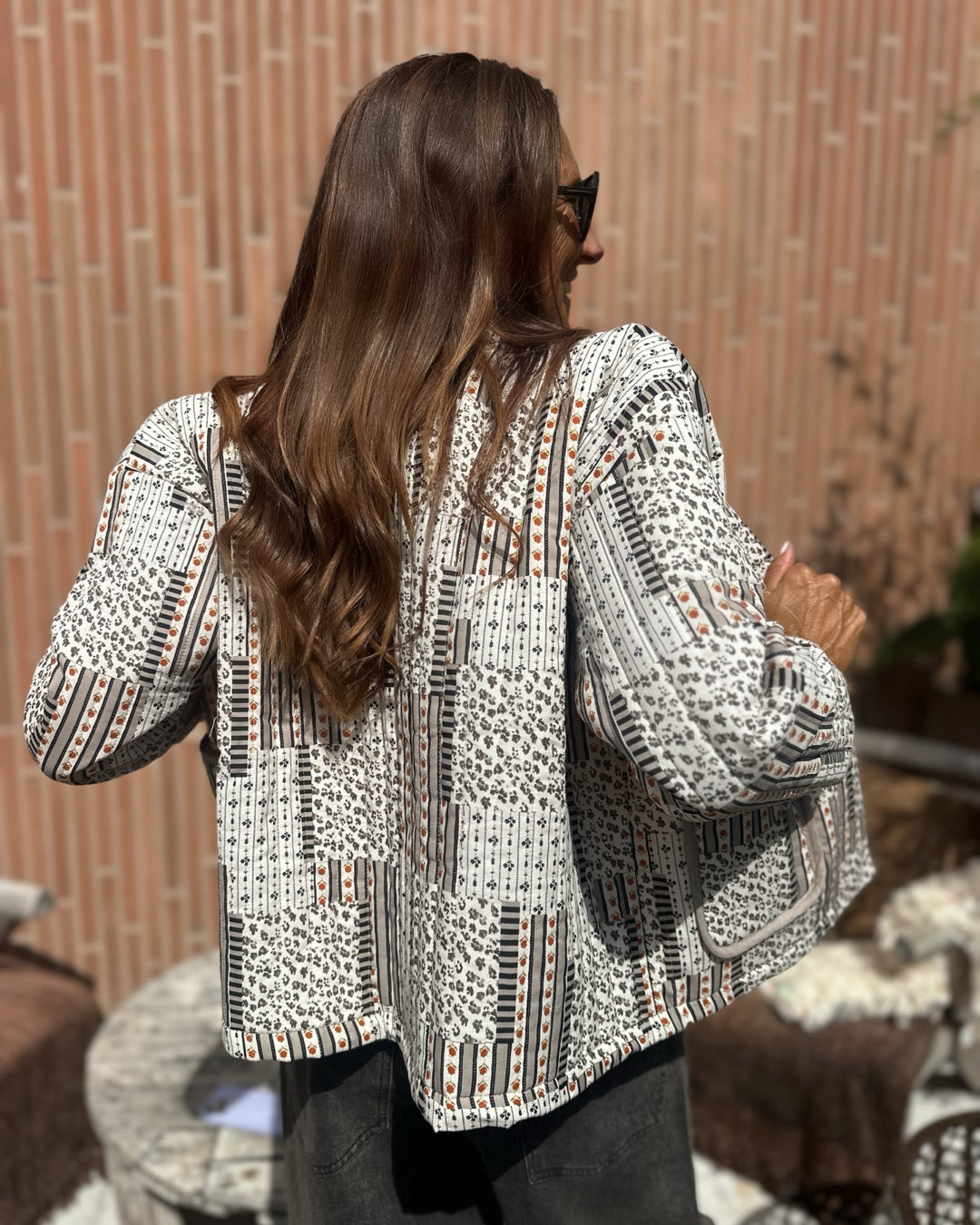 Giacca Trapuntata Patchwork Vintage