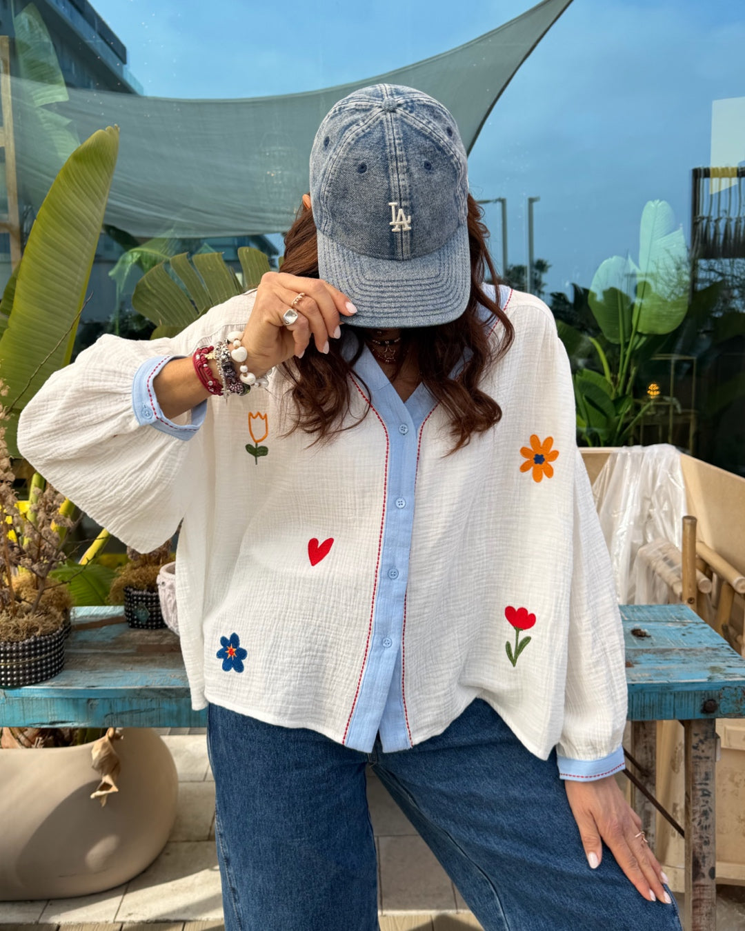 Camicia Romantic Flowers