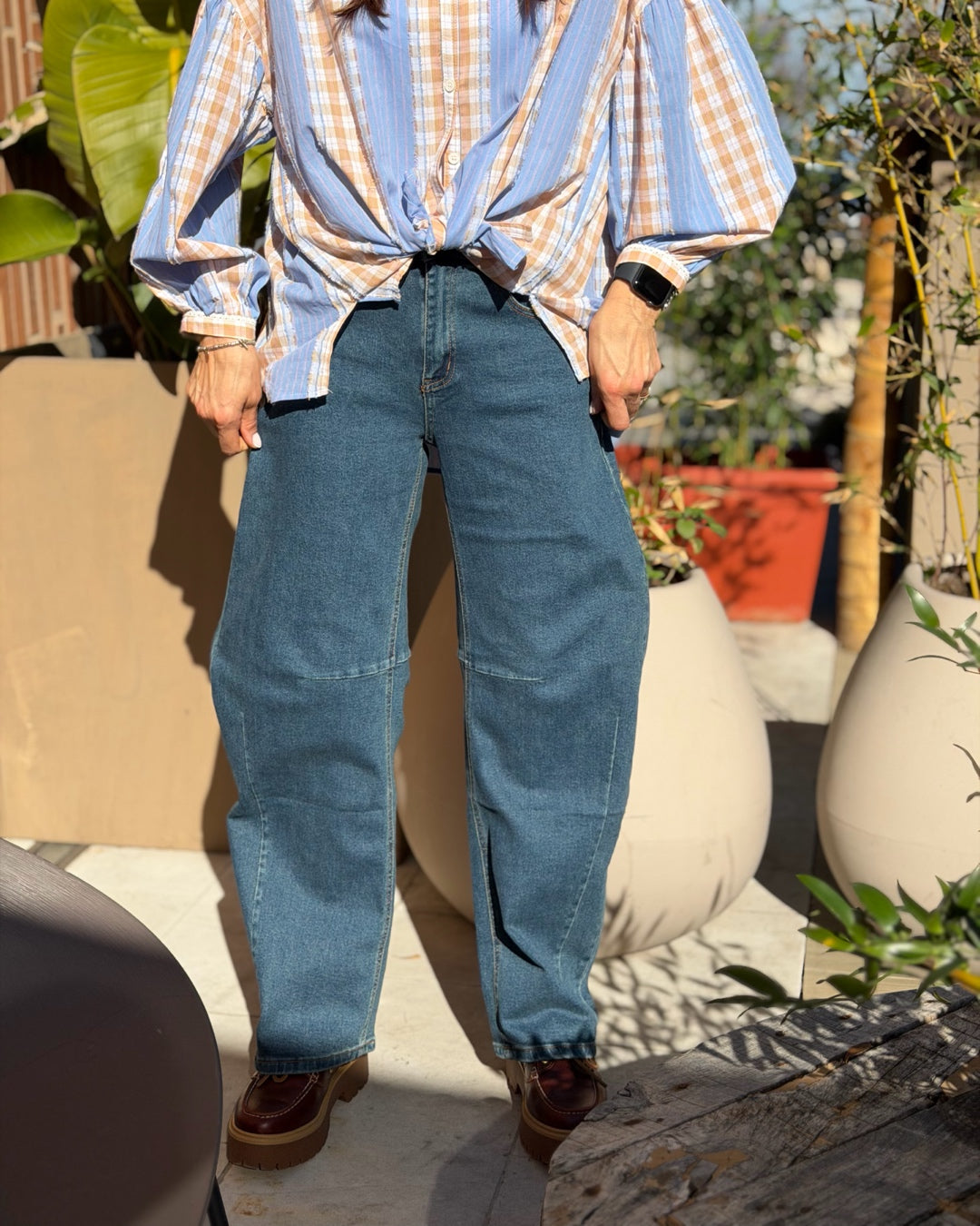 Denim Banana Dark Wash