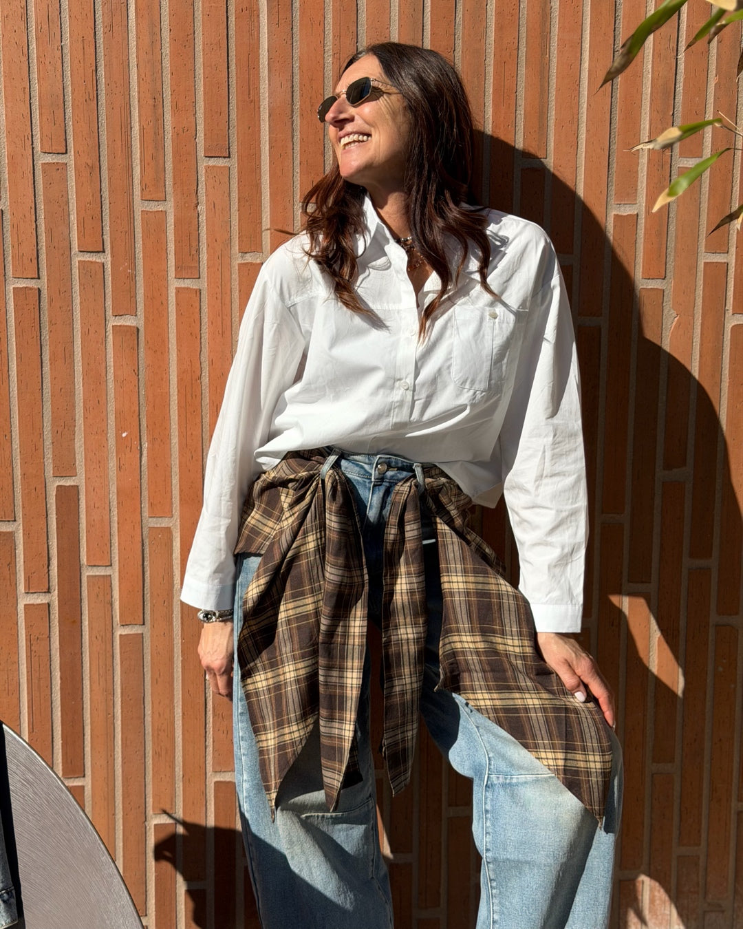 Denim Balloon con Camicia