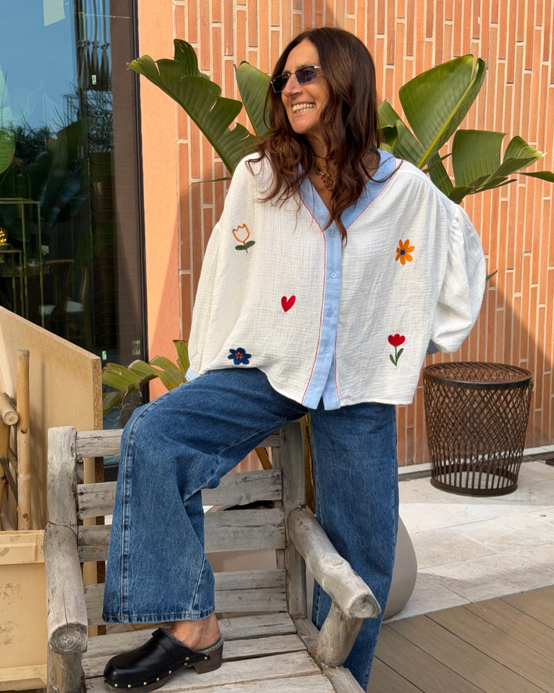 Camicia Romantic Flowers