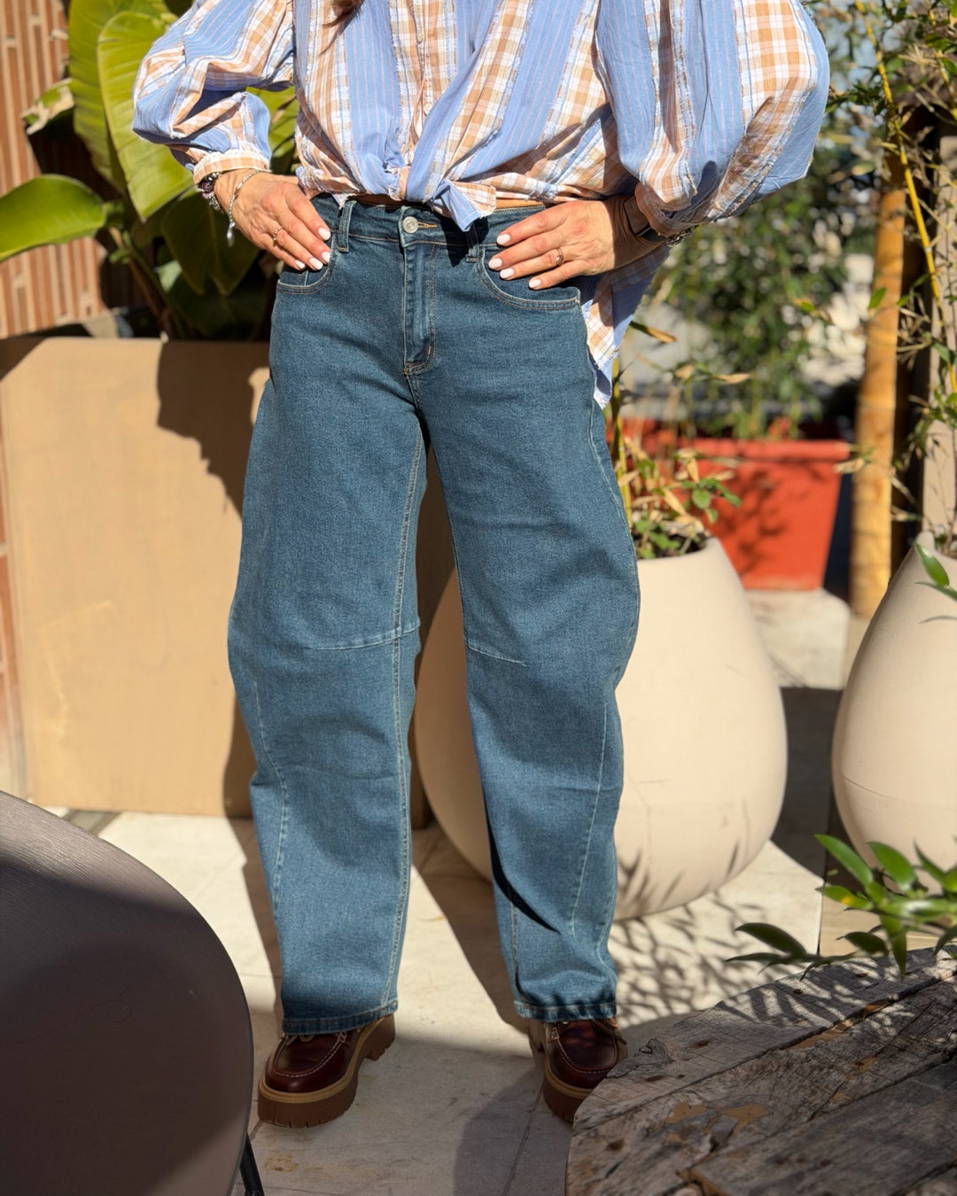 Denim Banana Dark Wash