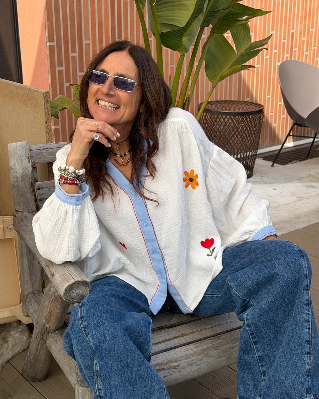 Camicia Romantic Flowers